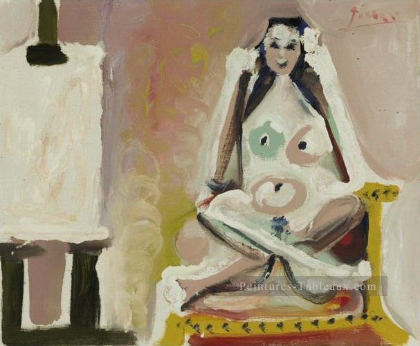 Le modele dans l atelier 4 1965 cubisme Pablo Picasso Peintures à l'huile